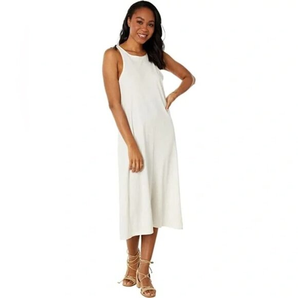 Madewell Dresses & Skirts - Madewell Tank Dress Women's Size XS White Softfade Pool Beach Cover Up Casual